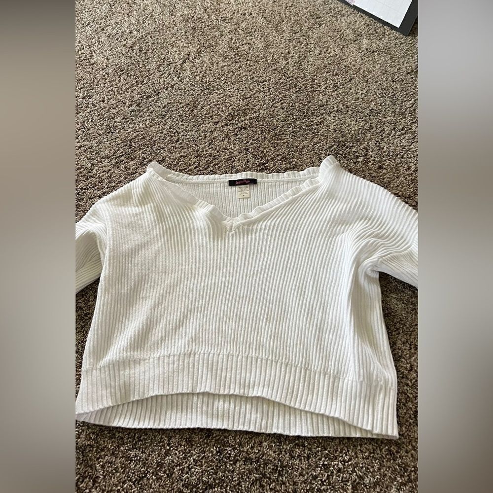 White sweater!  